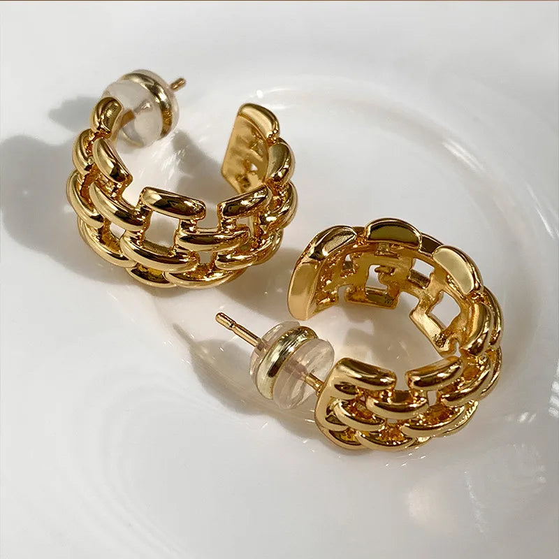 Hoop earrings