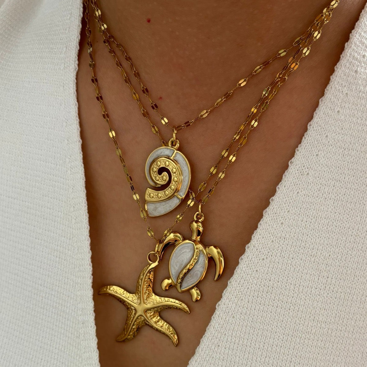 Ocean - theme necklace collections