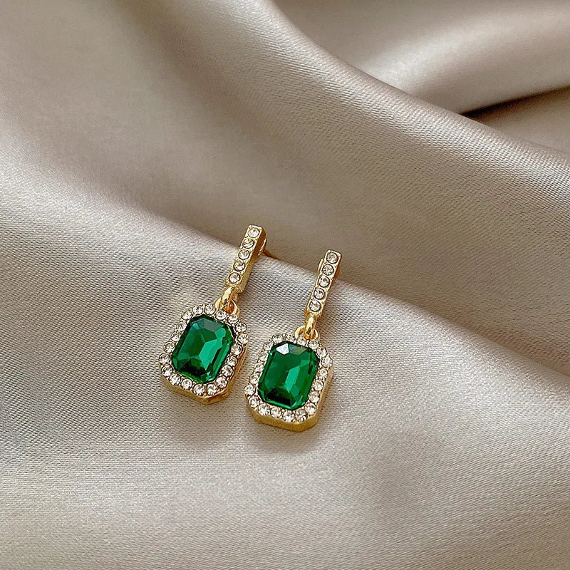 Green bliss - drop earrings