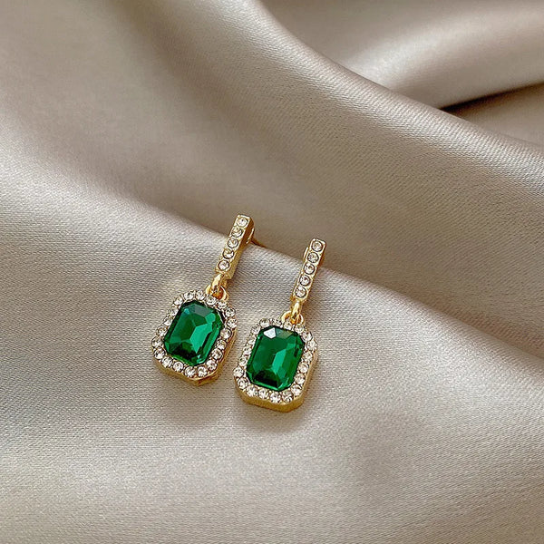 Green bliss - drop earrings