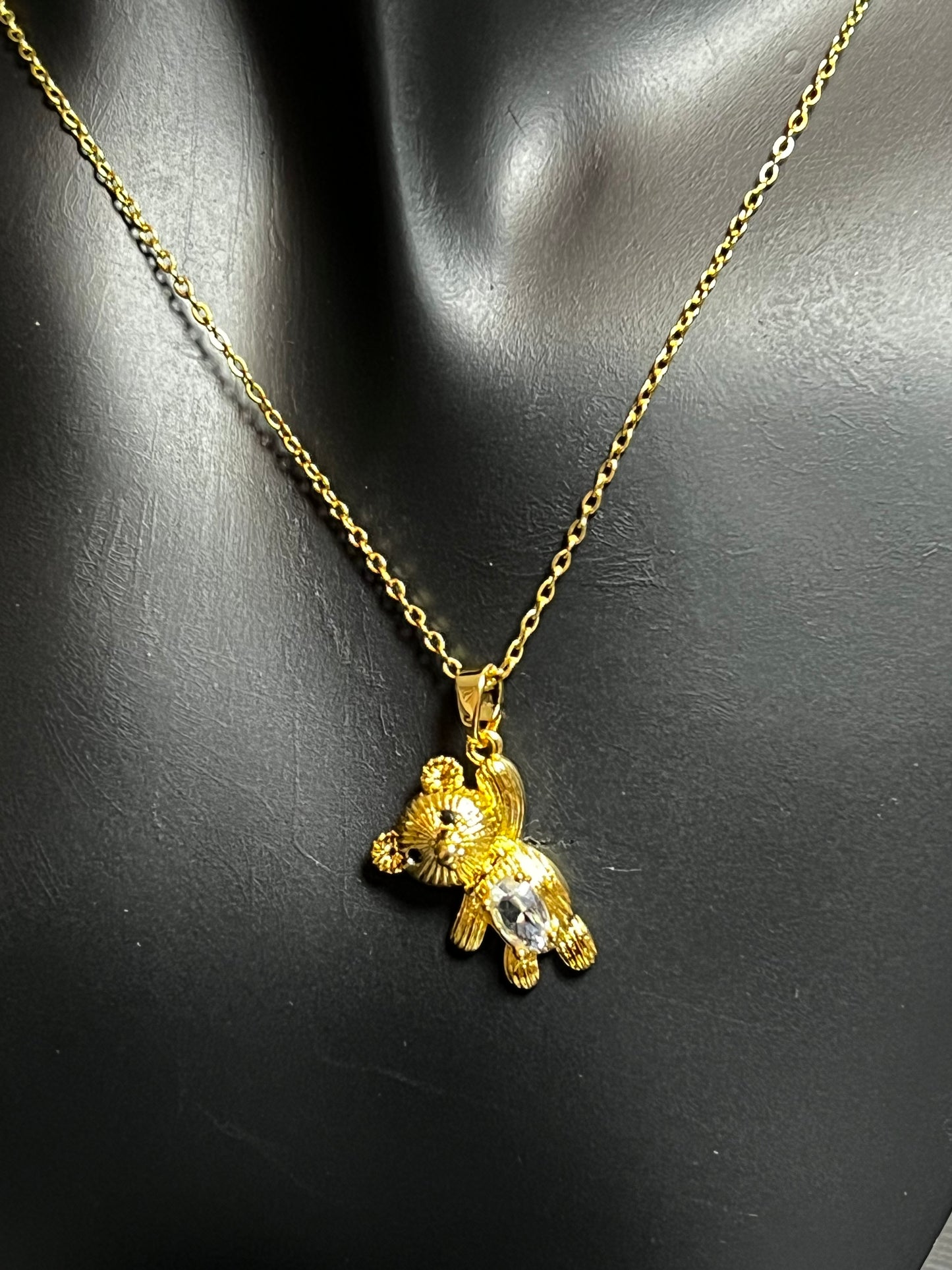 Teddy Love- 18k gold plated Necklace
