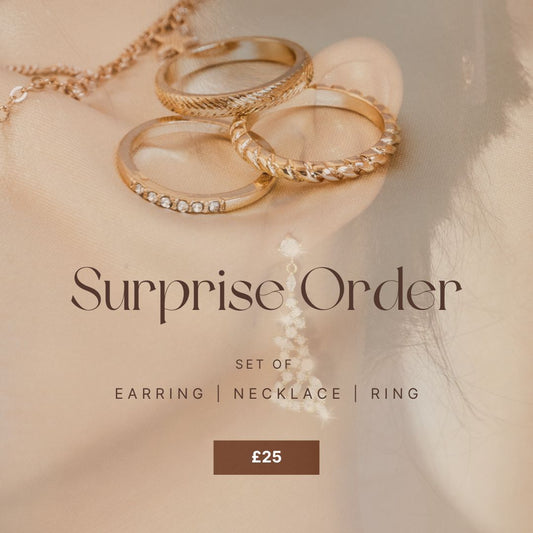 Surprise Order - set of 1 Necklace, 1 Ring & 1 pair of Earrings  | Perfect for gifting