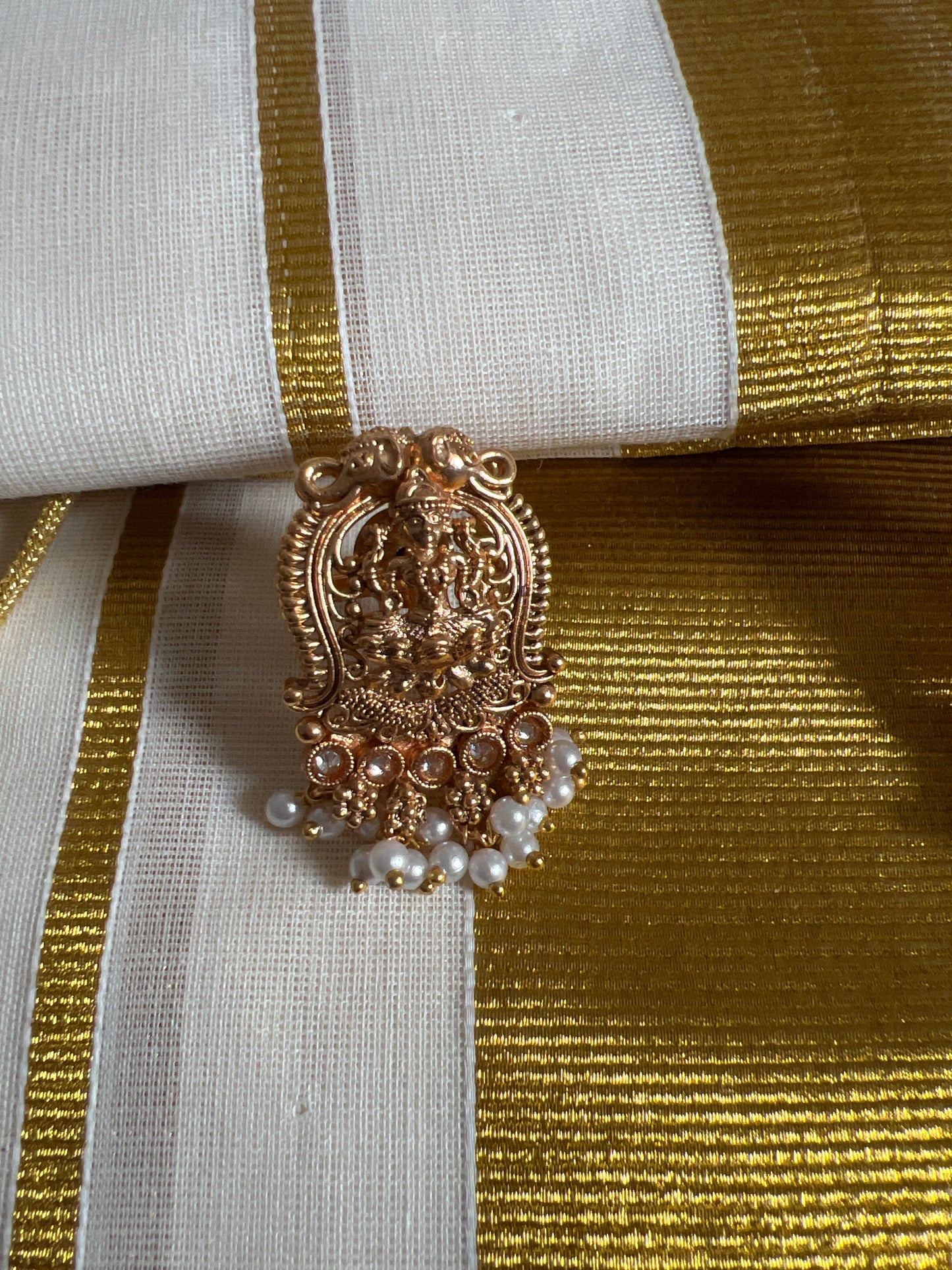 Moulika - Temple Choker Necklace and earrings