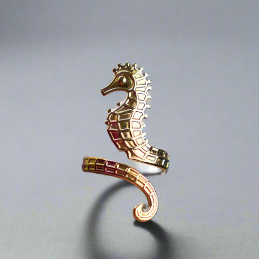 Sea horse ring - Cleopatra collection