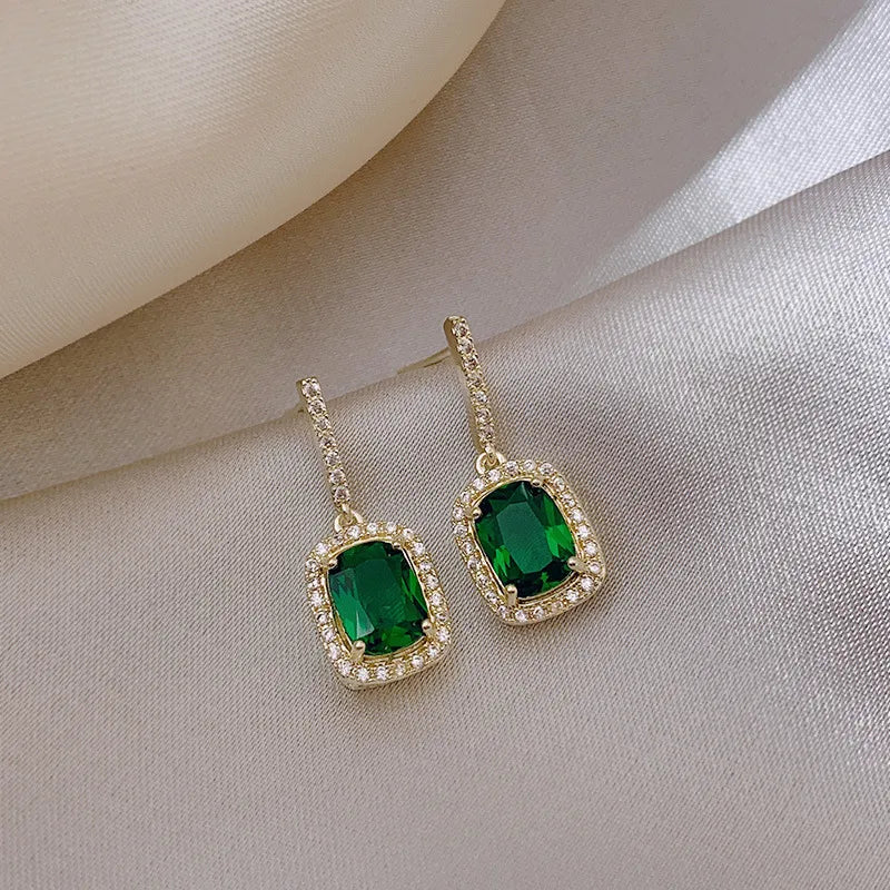 Green bliss - drop earrings