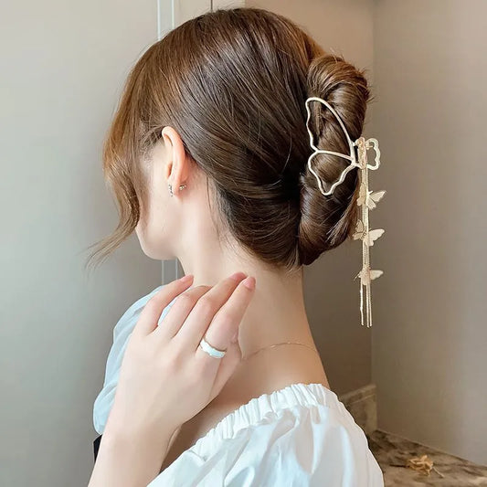 Goldy Hair claws- butterfly & box designs