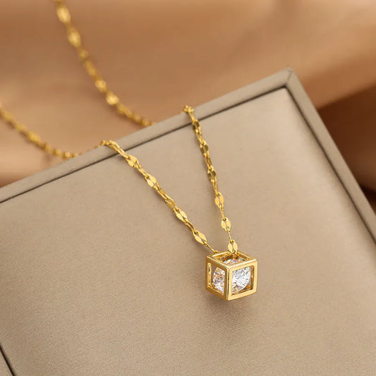 Cuba - 18 K Gold plated Necklace