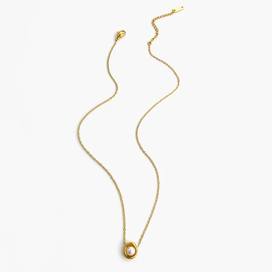 Pearl Bliss - 18k gold plated Dazzle Necklace collection