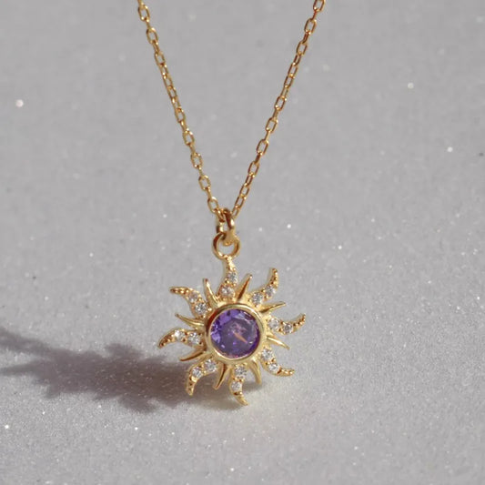 Sun Bliss-18K Gold Necklace