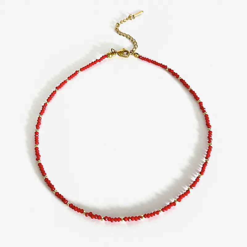Mermaid - set of 3 necklaces .18 k gold plated Necklace with fish pendant and beaded necklaces