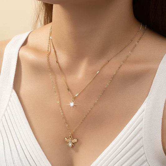 Bee Bae double layer - Dazzle Necklace collection