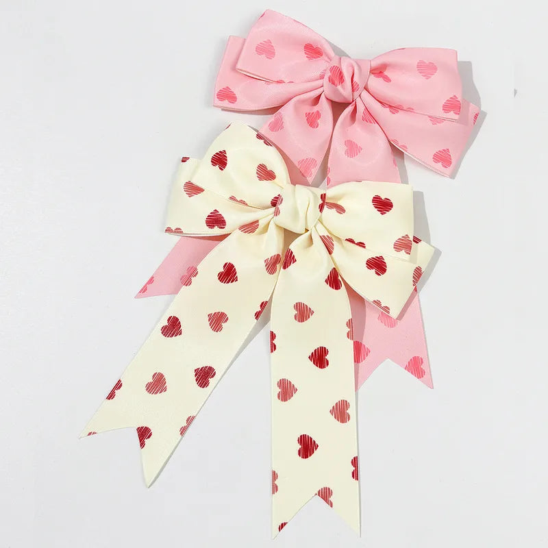 Girlie - Sweet Bow- metallic knot hair clip 7 variants